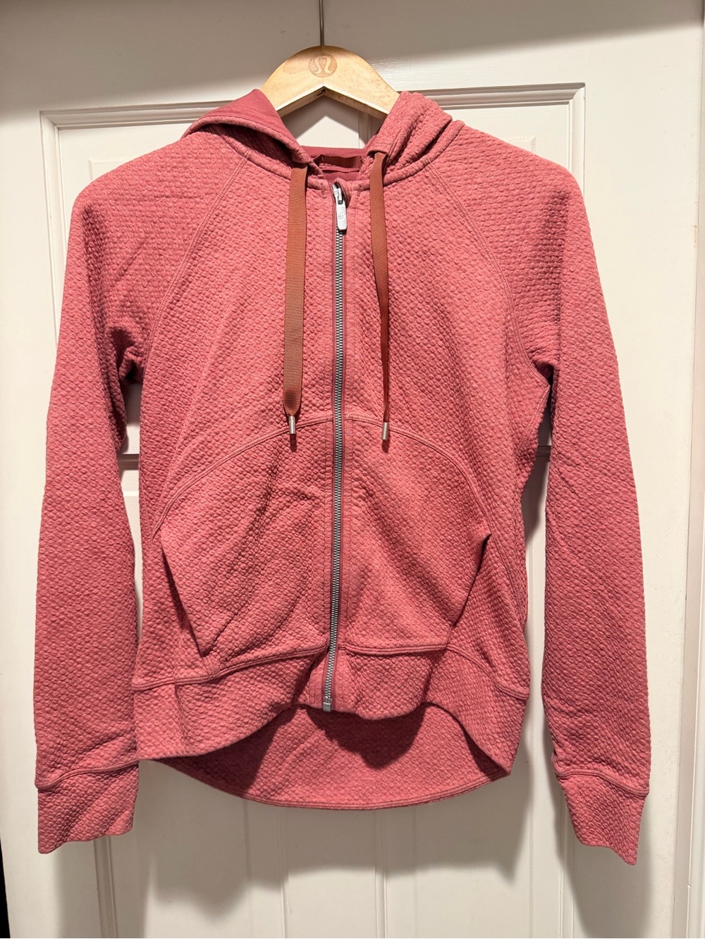 lululemon athletica Zip-Up Hoodie in Dusty Rose